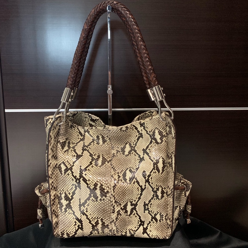 NWT Michael Kors Python Bag